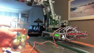 VEX Robotics 5AxisLSB Robot Arm Picking a Cup of Marbles [upl. by Maxey783]