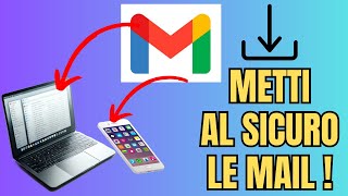 Come SALVARE e SCARICARE tutte le tue email da Gmail [upl. by Notneb]