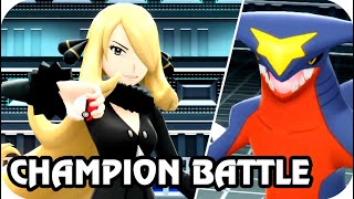 Pokémon Brilliant Diamond amp Shining Pearl  Champion Cynthia Battle HQ [upl. by Etnoid]