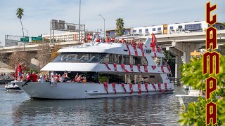 Crazy Tampa Bay Buccaneers Boat Parade with Tom Brady [upl. by Wallach]