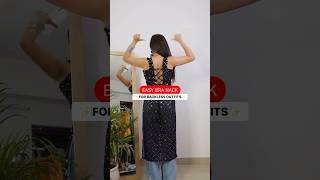 Easy Bra Hack For Backless Outfits  Festive Fashion Hacks  Wedding Hacks  backlessdress fashion [upl. by Sauveur]