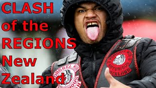 MONGREL MOB v MONGREL MOB CLASH of the REGIONS Napier NZ 2023 [upl. by Tarttan]