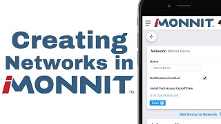 Creating Networks in iMonnit [upl. by Sine391]