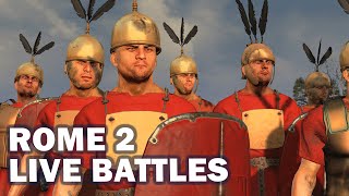 Live Sub Commanders  Total War Rome 2 [upl. by Fondea]