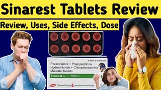 Review Paracetamol Phenylephrine Hydrochloride and Chlorpheniramine Maleate Table  Sinarest tablets [upl. by Odlopoel]