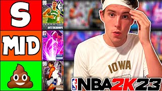 BEST SMALL FORWARDS TIER LIST NBA 2K23 MyTEAM [upl. by Tilford]