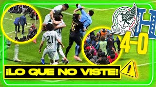 ⚠️ Pleito Afición vs hondureños y Reacción de jugadores a la goleada en el México vs Honduras [upl. by Tterab902]