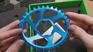 HOPE TECH CRANKSET BLUE  unboxing [upl. by Vivyan]