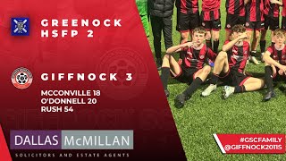 Greenock 2 v 3 Giffnock  25th September 2024 [upl. by Teddie]