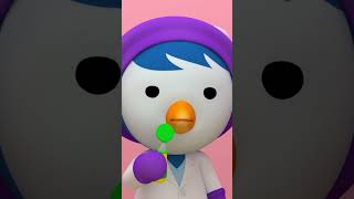 Toothbrush Song 🎵  Germs in the Mouth pororo shorts tooth [upl. by Damita]