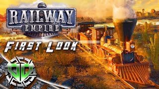 Railway Empire Gameplay  Railroad Tycoon Simulator PC Early Access [upl. by Atteiram439]