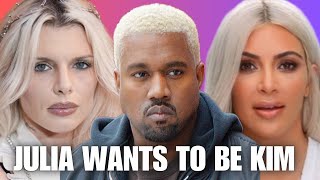 Sourpuss Julia Fox Kanye Regrets She Wanted To Be The Next Kim Kardashian [upl. by Roxine574]