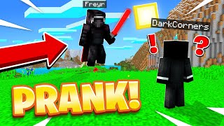 PRANKING as KYLO REN in Minecraft HE QUIT [upl. by Ahswat]