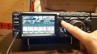 Yaesu FT710 How to prerecord your messages like the CQ and 73 and save your voice [upl. by Sheng65]