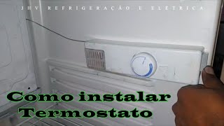 Como trocar o termostato da geladeira Consul 340 duplex [upl. by Cost]