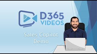 D365 Sales Copilot Demo [upl. by Notecnirp]