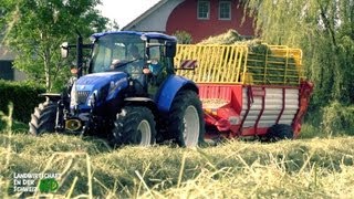 New Holland T5115 mit Pöttinger Ladewagen [upl. by Falconer]