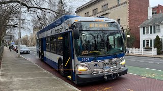 Ride on CTtransit 2107 on Route 238 [upl. by Eseekram]