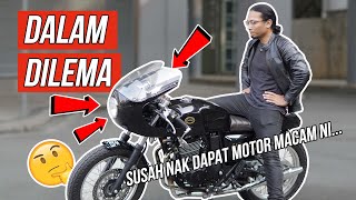 TERUJA BETUL MACAM BAWAK MOTOR LUMBA KLASIK  CMC XY400i REVIEW  MISI CAFE RACER MAMPU MILIK EP 7 [upl. by Hurwit]