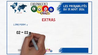 LOTO CROIX DU JOUR  31 AOÛT 2024  LES NUMEROS PROBABLES [upl. by Mozelle]