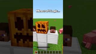 Minecraft golems logic minecraft shorts [upl. by Briney68]