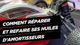 TUTO  Comment changer lhuile damortisseur de sa RC [upl. by Eiahpets]