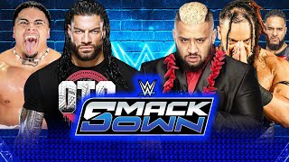 Roman Reigns Zilla Fatu vs Solo Sikoa Jacob Fatu  Tag Team Match WWE Smackdown [upl. by Vesta]