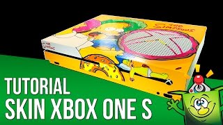 Vídeo Tutorial de Aplicação passo a passo da skin Gamebox para Xbox One S [upl. by Ydne9]