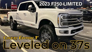 2023 Ford F250 LIMITED 3quot LIFTED on 37sCovert Edition [upl. by Converse]