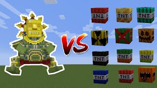 Barako the Sun Chief  Mowzies Mobs vs All tnt in Minecraft [upl. by Anselma97]