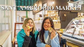 VISITING A LOCAL MARKET  Mercato di SantAmbrogio  Sophia in Florence  Ep 8 [upl. by Amand]