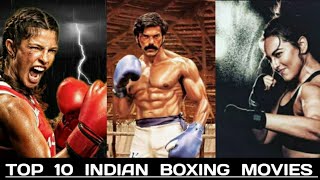 Top 10 Indian Boxing Movies  Indian movie boxing fights  Boxing [upl. by Adamek]