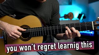 GUITAR LESSON Simple Melody on a Classical Guitar [upl. by Nolur]