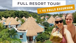 Full Tour of Sandals South Coast in White House Jamaica  YS Falls Excursion [upl. by Nayk]