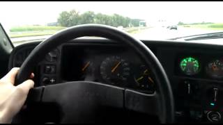 Saab 900 T55 highspeed run [upl. by Sidon]