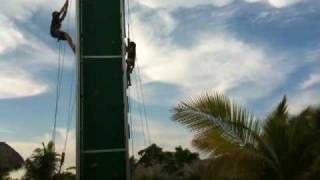 Paradisus Palma Real in Punta Cana Coral Rock Climbing at the Kids Club [upl. by Elleunamme]