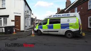 Police lockdown Hailsham Town Centre [upl. by Baler]