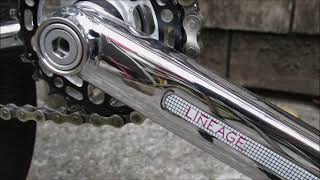 Haro Master Lineage Crank Decal swap Putting Redline Flite 401 Decals on my Lineage cranks bmx [upl. by Felicia]