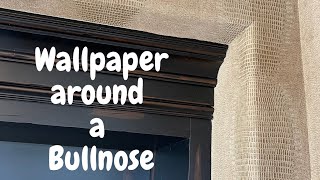 How to Wallpaper a Bullnose Round Corner  Spencer Colgan [upl. by Negriv56]