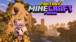 🟣Играем на сборке FreshCraft  Fantasy DLC 🔥 [upl. by Roswald768]