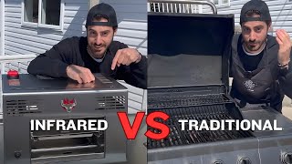 Infrared Grill VS Traditional Grill  What is the difference infraredgrill gasgrill bbqgrill [upl. by Ahslek]