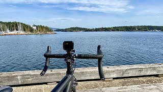 Bike ride Norway from Lysaker to Oslo city center by the water [upl. by Autry912]