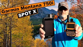 Garmin Montana 750i vs SPOT X [upl. by Otrebireh]