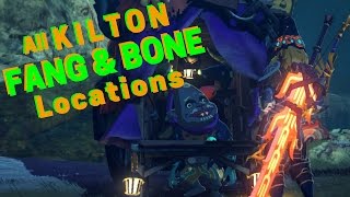 All 7 Kilton Fang and Bone Shop Locations Zelda BOTW [upl. by Sheaff417]