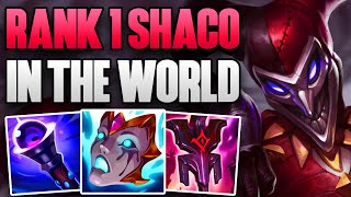 RANK 1 SHACO IN THE WORLD CARRIES HIS TEAM  CHALLENGER SHACO JUNGLE GAMEPLAY  Patch 1323 S13 [upl. by Akahs]