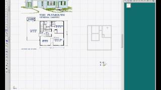 TurboCAD Drawing House Plans 2 Creating Doors and Windows [upl. by Ennaxxor]