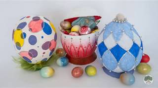 How to Make Piñata Easter Egg Easy DIY Paper Moche [upl. by Bartlet]