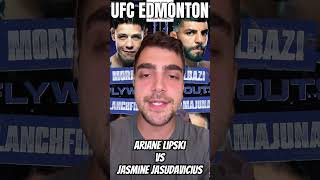 UFC Edmonton  Jasmine Jasudavicius vs Ariane Lipski [upl. by Twila192]