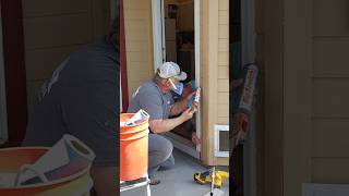 Installing new Patio Door 🚪 🏠 idaho patiodoors homerenovation replacing install doors [upl. by Jaehne]