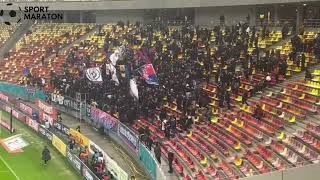 Peluza Nord FCSB a făcut spectacol la meciul cu UTA de pe Arena Națională [upl. by Hayimas612]